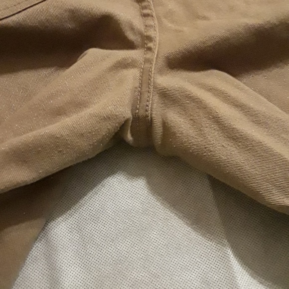 LANE BRYANT SHIMMERY GOLD PANTS - Picture 7 of 8